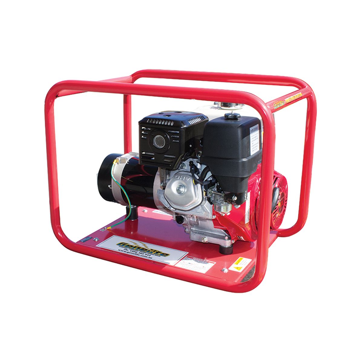 Back side view of the Genelite GH5000-AVR generator