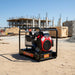 Gentech 15 kVA Honda powered generator with electric start in use on construction site