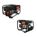 Gentech EP8000HSRE-R/S Version 2 Honda generator showing dual start controls and frame.