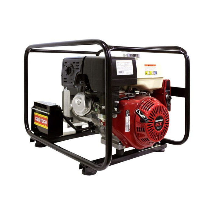 Gentech EP7000HSRE generator featuring Honda GX390 electric start