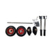 Gentech wheel and handle kit with wheels, handles, brackets, and bolts for 5kVA to 8kVA generators.