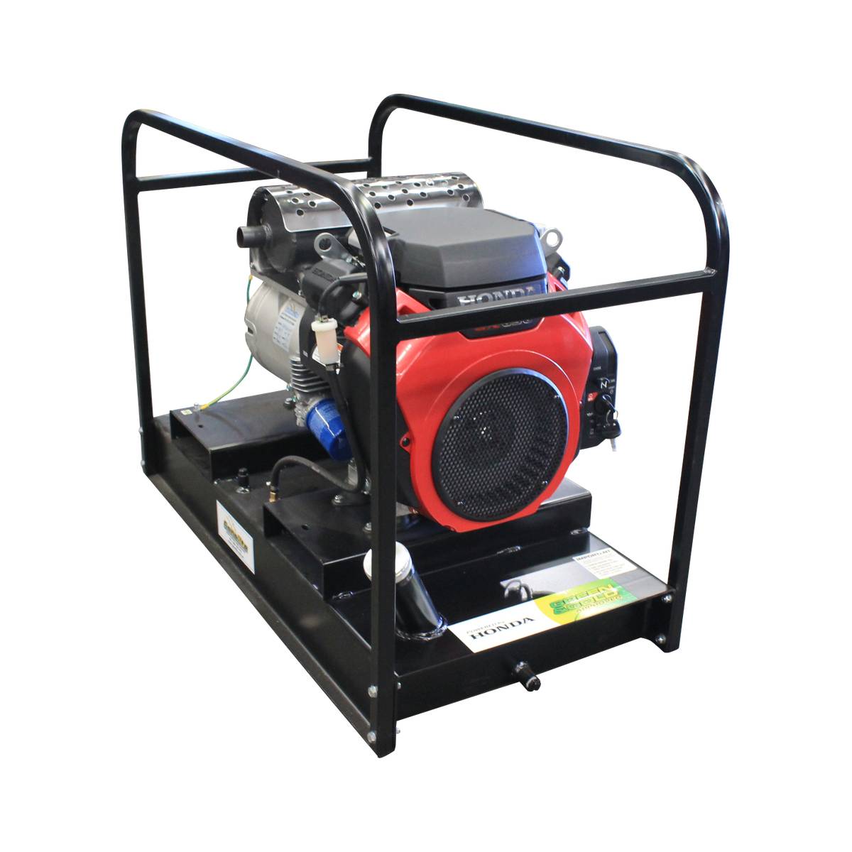 Main angle view of the Genelite GH10000E-FBT 11kVA generator with 50L big fuel tank
