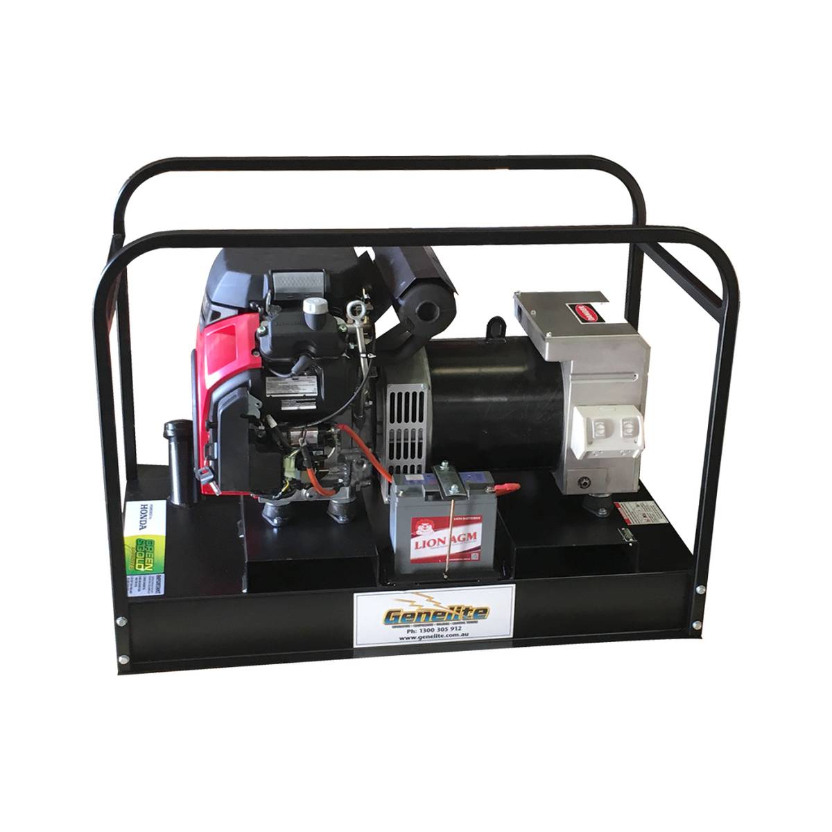 Alternate side angle of the Genelite GH12000E-FBT 12.5kVA generator