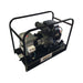 Side view of the Genelite GH12000E-FBT 12.5kVA generator showing the alternator and control panel