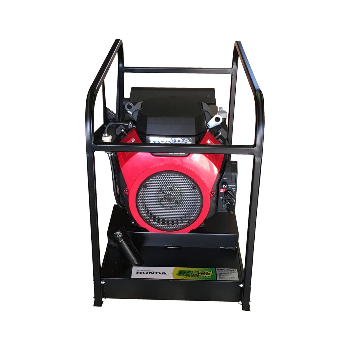 Front view of the Genelite GH14000E-FBT 14.5kVA generator with 50L big fuel tank