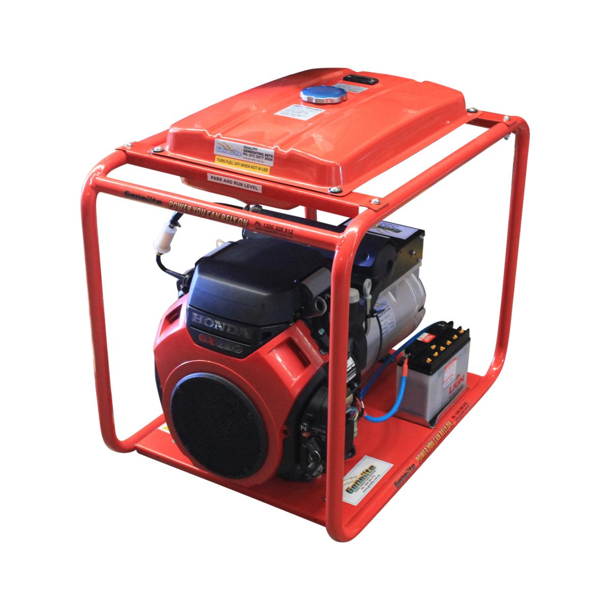 Front view of the Genelite GH14000E-LRT 14.5kVA generator