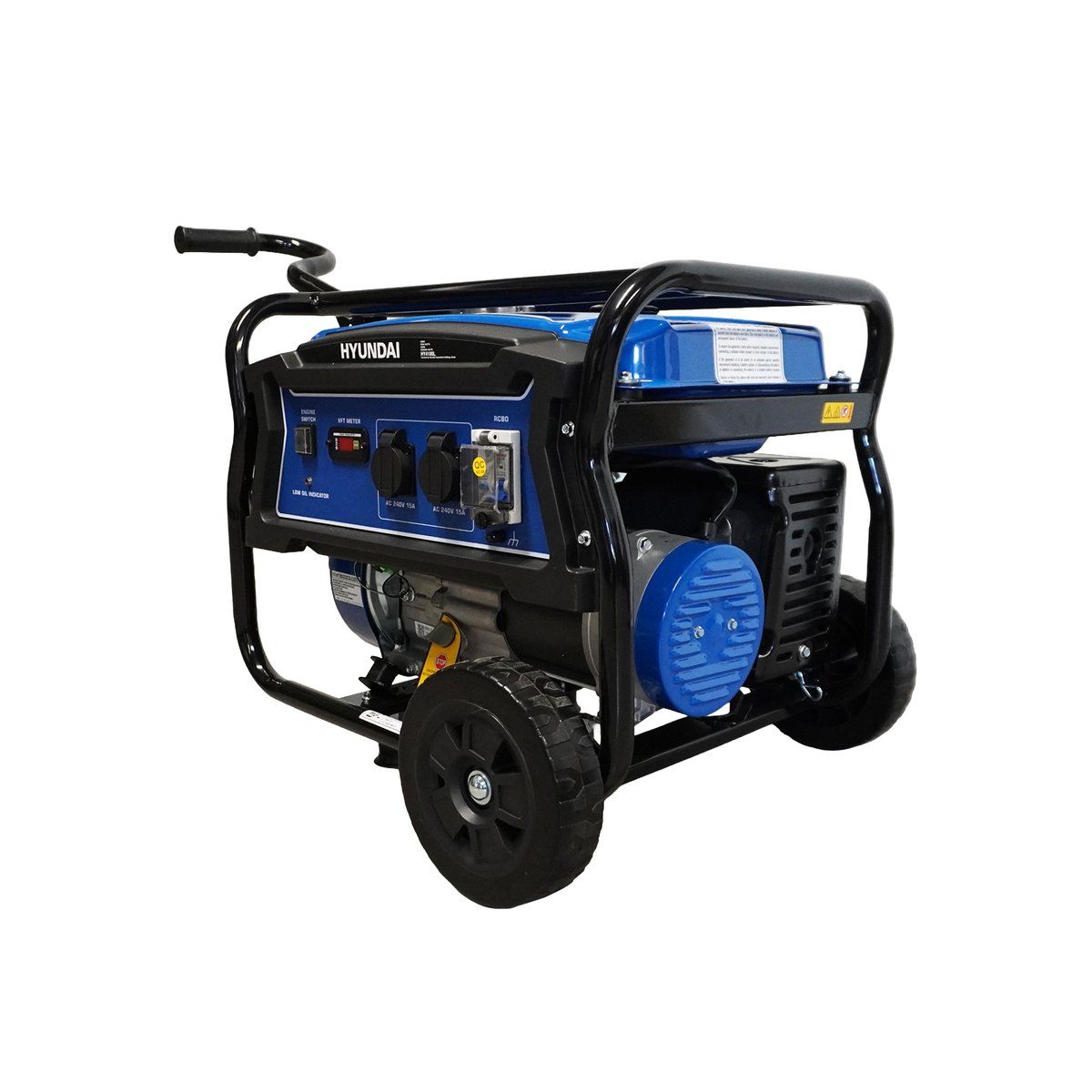 Side view of the Hyundai HY4100L 4kVA generator