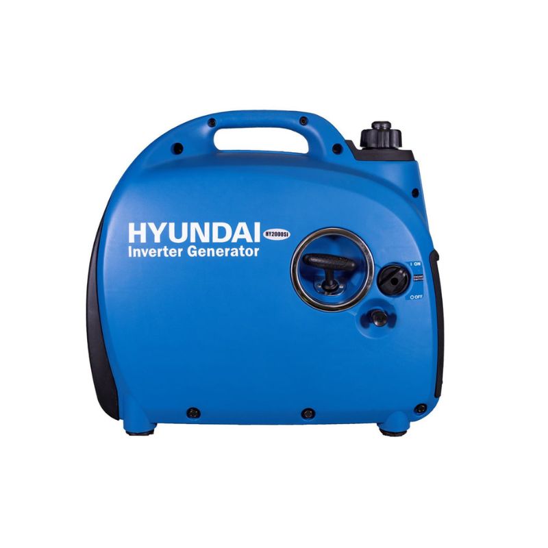 Left side of Hyundai HY2000Si with pull start and switch