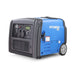 Hyundai HY3200SEi portable generator rear angle showing handle