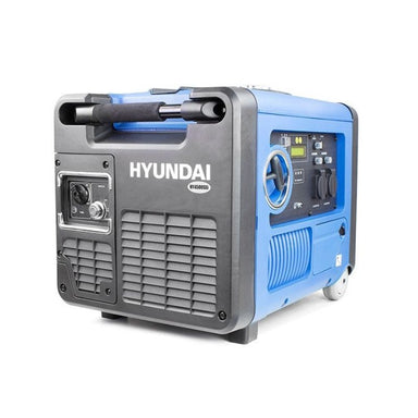 Hyundai HY4000SEi angled front showing start panel