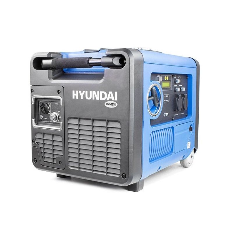 Hyundai HY4000SEi angled front showing start panel