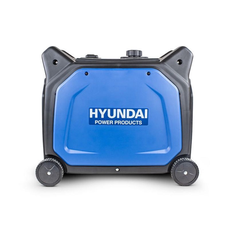 Opposite side view of Hyundai HY6500SEi with blue casing and wheels