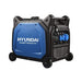 Hyundai HY6500SEi inverter generator with visible control panel