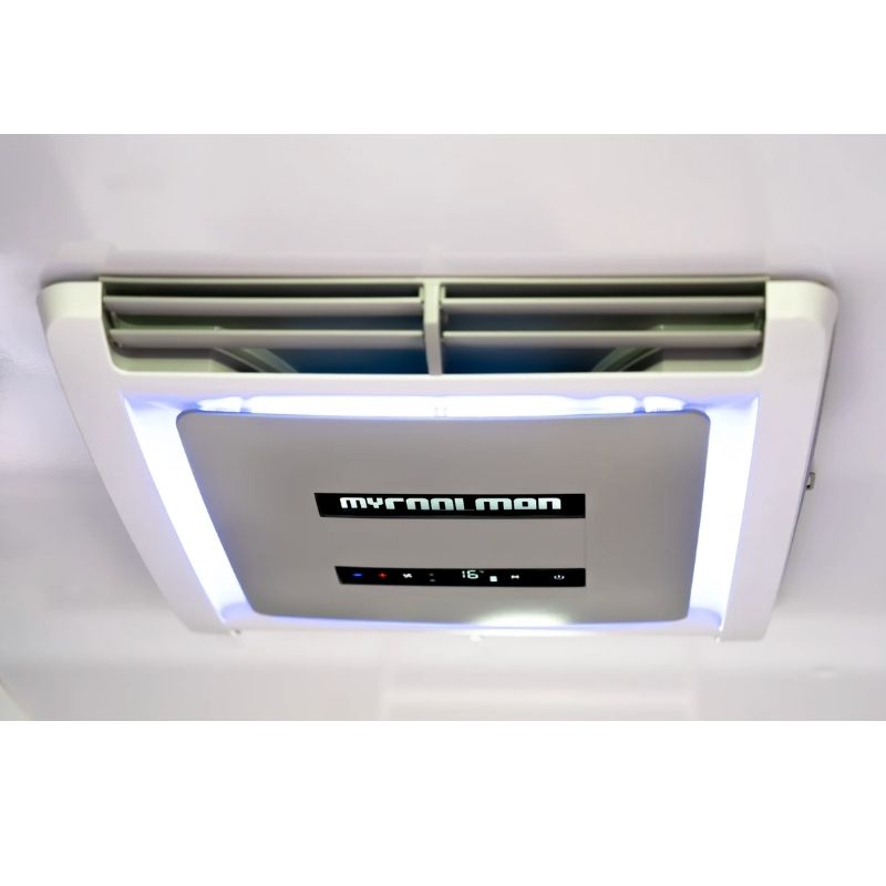 myCOOLMAN Roof Top Air Conditioner 3KW installed inside a RV.