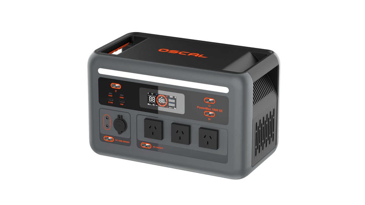 OSCAL PowerMax 1800SE Portable Power Station 1800W 1024Wh