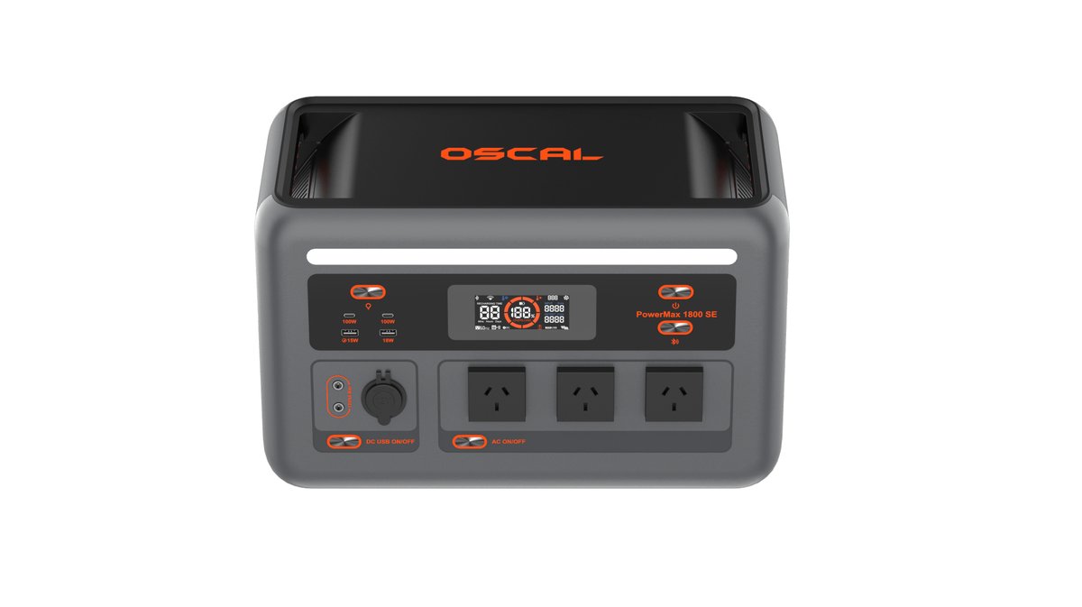 OSCAL PowerMax 1800SE Portable Power Station 1800W 1024Wh