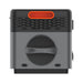 End view of the OSCAL PowerMax 2400SE with the orange top handle and ventilation slots