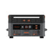 Front view of the OSCAL PowerMax 2400SE showing the LCD screen, four AC outlets and USB ports