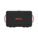 Top-down view of the OSCAL PowerMax 2400SE lid with the orange OSCAL logo and side carry handles