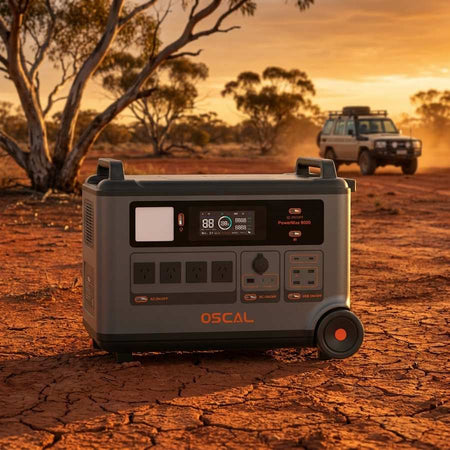 OSCAL PowerMax 6000 Portable Power Station 6000W - Australian outback lifestyle
