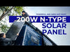 Introducing the Renogy 200W N-Type solar panel, official Renogy overview video
