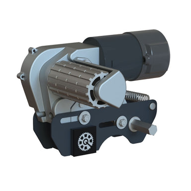 Purple Line Quattro Titanium Caravan Mover installed under vehicle for easy towing