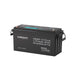 Renogy 12V 200Ah Lithium Iron Phosphate Battery with Bluetooth, front 3/4 view showing terminals and rope carry handles