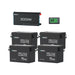Renogy 15.36kWh Off-Grid Power Kit, No Solar: four Core Mini 300Ah batteries, 3000W inverter and 500A battery monitor