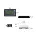 Renogy 500A battery monitor with shunt, LCD display showing voltage, current and state of charge