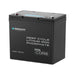 Renogy Core Mini 12.8V 100Ah LiFePO4 battery shown at a three-quarter angle