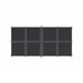 Renogy 200W solar blanket unfolded flat to show monocrystalline panel design