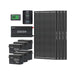 Renogy 23.04kWh Off-Grid Power Kit With Solar configuration - batteries, inverter, MPPT charge controller and four ShadowFlux solar panels