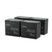 Four Renogy Core Mini 100Ah batteries in a row, 4 Battery pack