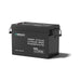 Renogy Core Mini 12.8V 300Ah LiFePO4 battery, front 3/4 view showing terminals and rope carry handles