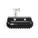 Side view of Robot Trolley 1500RS G5 Caravan Mover with black tracks and attached towing system