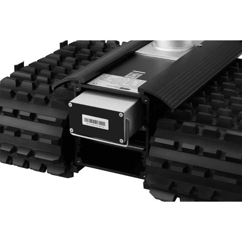 Robot Trolley 1500RS G5 Caravan Movers, close-up of the tracks and motor compartment