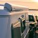 Thule Omnistor 6300 Electric 12V Awning offering shelter during a stunning sunset at a campsite, perfect for unwinding and enjoying the view.