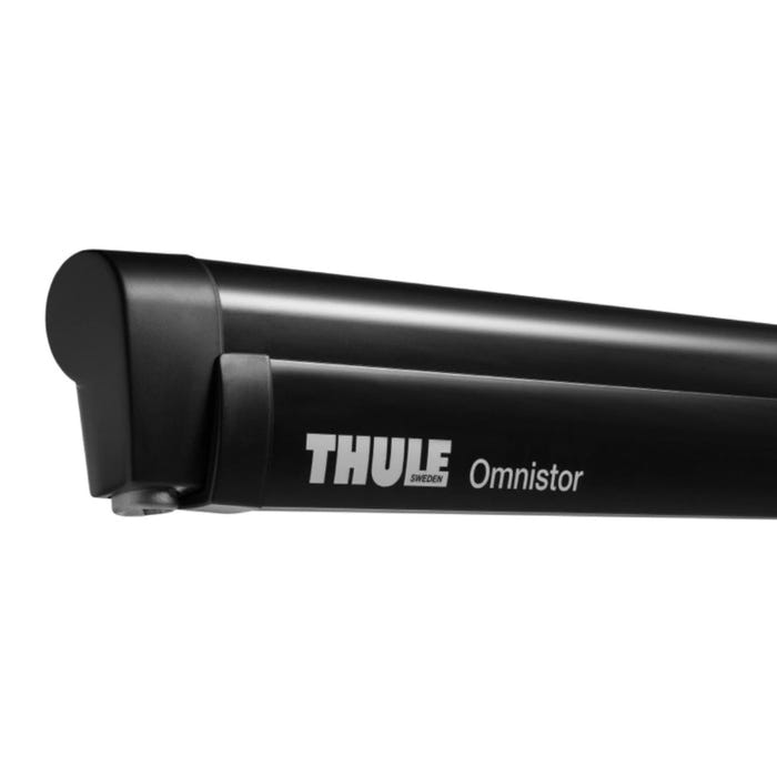 Detailed view of the Thule 5102 Omnistor manual awning showcasing the compact and sturdy design.