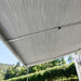 Thule Tension Rafter G2 Aluminium installed under roof mounted awning to improve fabric tension and wind stability