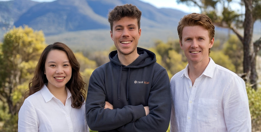 Angel, Tim and Hayden, the True Gear team