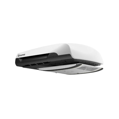 Side view of Truma Aventa Comfort reverse cycle rooftop air conditioner for RV and caravan installation
