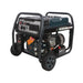 Angled view of Welling & Crossley 3.75 LVA petrol generator with wheels and handle