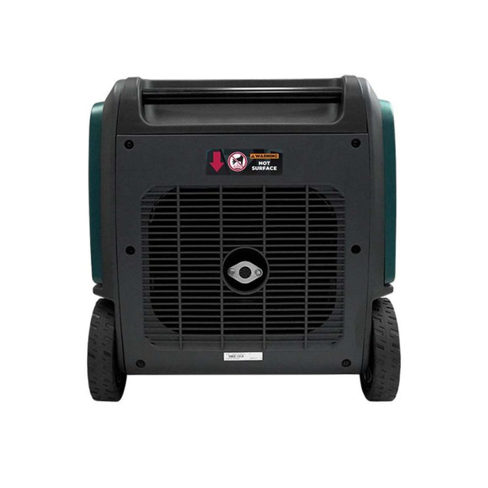 Rear vent and wheel design of Welling & Crossley 6000W generator