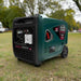 Welling Crossley 6000W inverter generator front right angle view.