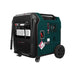 Angled view of Welling & Crossley P9000Si inverter generator with red pull handle