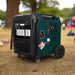 Welling Crossley 9000W inverter generator in angled outdoor view.